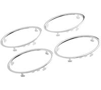 HUVNEXA Ajuste de aire acondicionado Juego de 4 anillos decorativos para ventilación aire acondicionado, para Ford para Focus 2 2005 2013