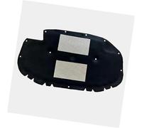 HUVNEXA Alfombrillas de algodón con aislamiento acústico y térmico for capó coche, for VW, for Golf, 7 Mk7 .5, for, 2012-2021 Estera de protección térmica del compartimento del(BLACK Type 3)