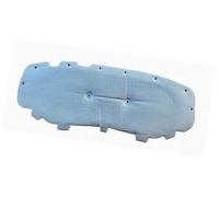 HUVNEXA Almohadilla de aislamiento acústico for motor coche, cubierta algodón resistente al calor, for VW, R-Line AD BW 2017-2024 Estera de protección térmica del compartimento del(BLACK Style 3)