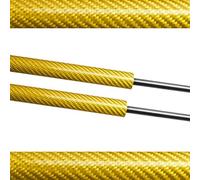 HUVNEXA Amortiguador de capó delantero, for Opel, Zafira A 1999-2005, for Subaru, Traviq Modify Struts Lift Support Amortiguador del capó del coche(Yellow carbon fiber)