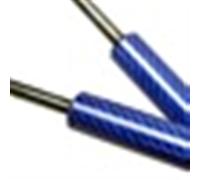 HUVNEXA Amortiguador, for Mitsubishi, L300 Low Roof 1986-2004, for, Delica MK3 Elevador de puerta trasera soporta amortiguadores 704 mm Amortiguador del capó del coche(Blue carbon fiber)