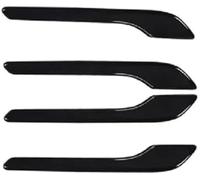HUVNEXA Bisel de manija Lateral del Coche Accesorios Etiqueta Protectora de la Cubierta manija Puerta del Coche, para Tesla Modelo 3 Y 2017-2022(Black Bright Black)