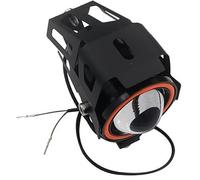 HUVNEXA Bocina de faro delantero for patinete eléctrico U7, accesorio universal for motocicletas y vehículos todo terreno Kugoo Kukirin Citycoco Faro delantero LED para scooter(BLACK U7 headlamp)