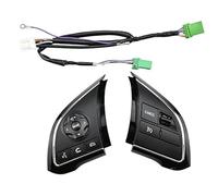 HUVNEXA Botón de crucero del interruptor control volante multifunción coche, para Mitsubishi Asx, para Outlander 2013 2014 2015 2016 2017 2018 Botón de control de audio(BLACK For Xpander 16 19)