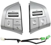 HUVNEXA Botón de interruptor control del volante multifunción coche, para crucero Bluetooth volumen música para audio, para Isuzu Mux 2015-2017 Botón de control de audio