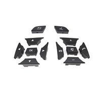 HUVNEXA Botón del volante coche, for Benz, CE GLK A Clase W204 X204 W212 W218 W156 W246 Cubierta interruptor de control Interruptor de control del volante del coche