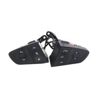 HUVNEXA Botones de control del volante del coche, para interruptor de crucero de botón para Peugeot 508 408, para medios de para audio multifunción Botón de control de audio(BLACK Type B)