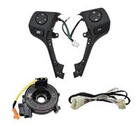 HUVNEXA Botones de interruptor control del volante multifunción para coche, teléfono Bluetooth, para botón para audio 84250-02560, para Toyota, Botón de control de audio(BLACK Switch cable wire)