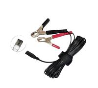 HUVNEXA Cable de alimentación CC for refrigerador 12V, plomo 2 pines, enchufe, coche, congelador, portátil for Arnés de cableado para puerta trasera de coche(105mm clip to Plug)