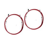 HUVNEXA Cable de control remoto cambio acelerador rojo 2 piezas, for YAMAHA, motores fueraborda, 16 pies (4,87 metros) Cable de extensión eléctrico marino