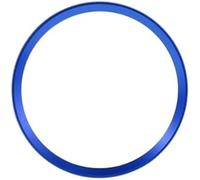 HUVNEXA Calcomanía Azul para Volante de Coche, Pegatina Decorativa, Cubierta, Anillo embellecedor, Piezas automotrices Cubierta del Emblema del Volante, Centro Interior del automóvil