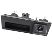 HUVNEXA Cámara Trasera para vehículo Cámara de Marcha atrás, para A3, para A4, para A6 HD Ahd 1080P Manija del Maletero Respaldo vehículo(Black AHD720P CVBS720P)