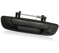 HUVNEXA Cámara Trasera para vehículo Cámara de Marcha atrás, para Dodge, para Ram 1500 2500 3500 2002-2008 HD Impermeable manija del Maletero Puerta Trasera Vista(Black Fixed Ruler Line)