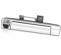 HUVNEXA Cámara trasera para vehículo Cámara de marcha atrás, para Isuzu, para Ford, para Max 2019-2022, visión nocturna impermeable, respaldo Ntsc Pickup, manija puerta trasera(BLACK Fixed Ruler Line)