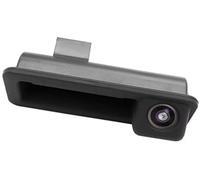 HUVNEXA Cámara Trasera para vehículo Cámara de Marcha atrás, para Land Rover, para Range 2006-2013 Ahd 1080P Manija del Maletero Respaldo vehículo(Black CVBS 720x480P)