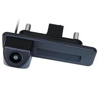 HUVNEXA Cámara Trasera para vehículo Cámara de Marcha atrás, para Octavia 2 3, para A5 Fabio, para Yeti, para Superb Ahd 1080P, trayectoria, manija del Maletero vehículo(Black AHD1080P CVBS720P B)