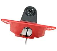 HUVNEXA Cámara Trasera para vehículo Cámara de Marcha atrás, para Peugeot Expert 2007-2016 Ahd 1080P Luz Freno Coche Impermeable Vista Trasera(Black Lens)