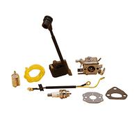 HUVNEXA Carburador Bobina de encendido Magneto Bujía Junta Piezas motosierra, for Zama, Carb, for Husqvarna, 136 137 141 142 36 41 C1Q-W29E Kit de carburador de 2 tiempos