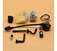HUVNEXA Carburador carburador aire combustible filtro de aceite tubo flexible jardín motosierra, for STIHL, MS390 MS290 MS310 039 029 1127 120 0650 Kit de carburador de 2 tiempos