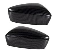 HUVNEXA Carburador de motocicleta, para 3 Axela 2014-2016 Patrón de fibra de carbono Puerta Cubierta de espejo retrovisor Tapa Carcasa Accesorios de coche Conjunto de carburador Espejo Espejo