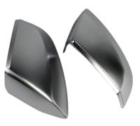 HUVNEXA Carburador de motocicleta, para Q7 2016-2021, para Q5 2019-2021, accesorios de tapa cromada mate, cubiertas de espejo retrovisor, conjunto de carburador Espejo retrovisor (Without hole)