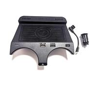 HUVNEXA Cargador inalámbrico QI de 10 W for coche, placa carga for teléfono móvil, for, serie 5, 6, G30, G32, G38 GT 2017-2021 Soporte de carga inalámbrico para teléfono de coch(For 6 Series G32)