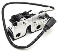 HUVNEXA Cerradura de capó, for VW, for Golf, 5K1 823 509 5K1823509 Cerradura de la cubierta del capó del motor Cerradura del pestillo del capó con microinterruptor Cerradura debajo del capó Pestillo d