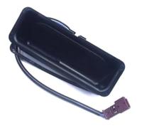 HUVNEXA Cerradura de maletero, para E39 E60 E61 525Xi 530D 545I M5 540I 528I 525I 550I 51248168035 Interruptor de manija de botón de maletero de coche Portón trasero Cerradura de la tapa del