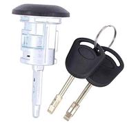 HUVNEXA Cilindro de cerradura puerta con pestillo delantero derecho y 2 llaves, para Transit Mk6, para Mk7 4060638 mecanismo de cierre de puerta de coche