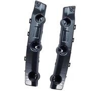 HUVNEXA Conjunto de soporte de parachoques Montaje de parachoques delantero 2X Guía izquierda derecha del coche, para retenedor rejilla soporte 622224BA1A, para Nissan, para Rogue
