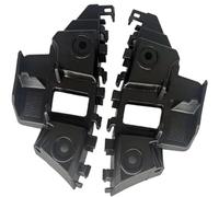 HUVNEXA Conjunto de soporte de parachoques Montaje de parachoques delantero izquierdo derecho, para soporte viga, retenedor guía rejilla 5C6807183, para Vw, para Jetta 2011-2014