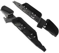 HUVNEXA Conjunto de soporte de parachoques Parachoques delantero izquierdo y derecho de 2 piezas, para refuerzo marco montaje accesorio soporte guía, para Bmw, para E60 E61