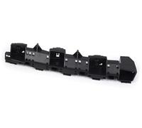 HUVNEXA Conjunto de soporte de parachoques Soporte de fijación del soporte retención parachoques delantero coche, lado izquierdo y derecho, para 57707Fj030 57707Fj020 12-16(BLACK R)