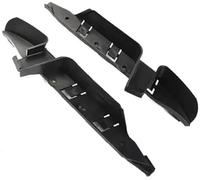 HUVNEXA Conjunto de soporte de parachoques Soporte de parachoques delantero 2X coche izquierdo derecho, para guía 51117033705 51117033706, para Bmw, para E60 E61, para 525I, para 530I