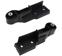 HUVNEXA Conjunto de soporte de parachoques Soporte para parrilla de parachoques, para clip retención izquierdo derecho 4F0807771 4F0807772, para A6 Base para Quattro para Avant(BLACK 1 Pair)