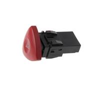 HUVNEXA Controlador de botón rojo del interruptor de luz de emergencia A70f for Renault, Laguna Mater Trafic y Botón de interruptor de luces de emergencia