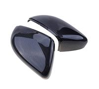 HUVNEXA Cubierta de espejo retrovisor lateral con patrón de fibra de carbono, accesorios for automóvil, for VW, Golf, GTI MK6 2010-2013 Cubierta del espejo retrovisor del coche(TYPE2 GOLF6)