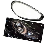 HUVNEXA Cubierta de faro coche, for Porsche, Panamera, for 2014 2015 2016, lente, pantalla transparente, carcasa lámpara, luces, accesorios Cubierta de lente de faro de coche(Black Edge Right)