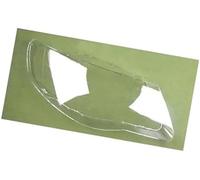 HUVNEXA Cubierta De Faro Coche, for VW, for Touareg 2007 2008 2009 2010 Pantalla Lámpara Lente Transparente Accesorios Carcasa Delantera Cubierta de lente de faro de coche(BLACK 1pcs Right Side)