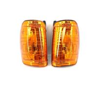 HUVNEXA Cubierta de lente lámpara luz señal giro espejo trasero izquierdo derecho, para Ford, para Transit, Mk8 2014 2015 2016 2017 Bk3113b381ab Unidad de señal montada en espejo(Yellow 1 Pair)