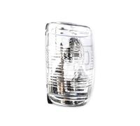 HUVNEXA Cubierta de lente lámpara luz señal giro espejo trasero izquierdo derecho, para Ford, para Transit, Mk8 2014 2015 2016 2017 Bk3113b381ab Unidad de señal montada en espejo(White Left Side)