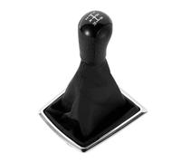 HUVNEXA Cubierta de perilla palanca cambios, for Ford, Focus, 2, Mondeo, MK2 2005-2008, estilo coche, funda bota Gaitor Funda para palanca de cambios automotriz(BLACK Black)