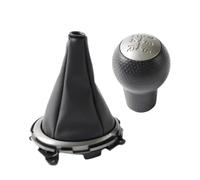 HUVNEXA Cubierta de polaina for perilla cambio coche 5 velocidades, for JAZZ, 2009-2015, collar caja maletero palanca cambios manual Funda para palanca de cambios automotriz(BLACK 2pcs)