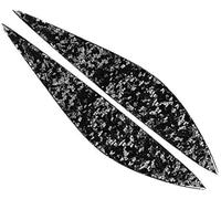 HUVNEXA Cubierta decorativa for faros delanteros, reemplazo de la cubierta del párpado cejas for, for, for, Clase C W204 2007 2008 2009 2010 2011 2012 2013 Ajuste de cejas para faros de coche