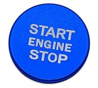 HUVNEXA Cubierta del botón de arranque y parada motor, pegatinas diseño for el coche, funda anillo, for, Q5 8R A4 B9 A7 C7, accesorios circulares Botón de arranque y parada del motor del coche