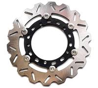 HUVNEXA Discos de freno moto Diámetro exterior. Rotor freno/disco delantero motocicleta 280 mm, para Tnt25 Bj250-15 BJ250-15A Bn251 Trk251 Rotor de freno de motocicleta(BLACK DISC ONLY)