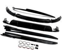 HUVNEXA Divisor del alerón Trasero del Coche Difusor de Parachoques Trasero, para BMW, para X6 F16 F86 X6M 2014-2019, Kit carrocería Areo, faldón Lateral, alerón Divisor Delantero
