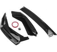 HUVNEXA Divisor del alerón Trasero del Coche Divisor de alerón Labios Parachoques Delantero Coche, para Civic Si Hatchback 2017-2021, Kit carrocería Deflector protección difusor Lateral