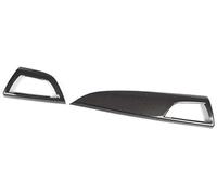 HUVNEXA Embellecedor de consola central, for 1 2 Series F20 F21 F22 F23 2012-2018 Etiqueta decorativa control automóvil Interior Pegatina del panel de cambio de marchas(BLACK Style 2)