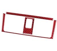 HUVNEXA Embellecedor de consola central, para Accord 2003-2007, pegatina decorativa salida aire fibra carbono modificada para interior coche Pegatina del panel de cambio de marchas(BLACK Colorc)